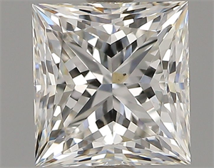 Picture of Natural Diamond 0.90 Carats, Princess with  Cut, H Color, VS2 Clarity and Certified by GIA