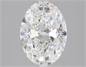Natural Diamond 2.50 Carats, Oval with  Cut, E Color, VS2 Clarity and Certified by GIA