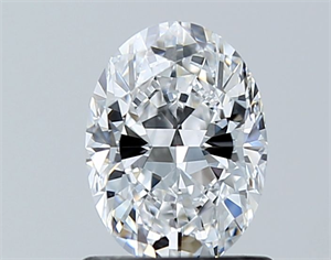 Picture of Natural Diamond 1.00 Carats, Oval with  Cut, D Color, VS1 Clarity and Certified by GIA