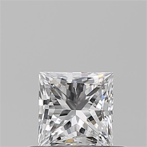 Foto Diamante Natural 0.51 quilates, Princesa , Color D, claridad VS1 y certificado GIA de
