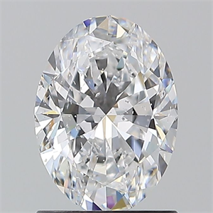 Foto Diamante Natural 1.20 quilates, Ovalado , Color D, claridad SI2 y certificado GIA de