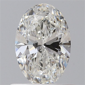 Foto Diamante Natural 0.60 quilates, Ovalado , Color G, claridad SI1 y certificado GIA de