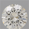 Natural Diamond 0.50 Carats, Round with Very Good Cut, J Color, VS2 Clarity and Certified by IGI