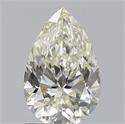 Diamante Natural 0.90 quilates, De pera , Color J, claridad VVS1 y certificado IGI
