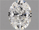 Natural Diamond 0.90 Carats, Oval with  Cut, E Color, VS1 Clarity and Certified by GIA