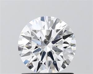 Picture of Lab Grown Diamond 1.01 Carats, Round with Ideal Cut, D Color, VVS2 Clarity and Certified by IGI