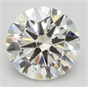 Lab Grown Diamond 3.01 Carats, Round with Excellent Cut, J Color, VS1 Clarity and Certified by IGI