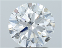 Natural Diamond 1.80 Carats, Round with Excellent Cut, D Color, VS1 Clarity and Certified by GIA