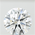 Lab Grown Diamond 5.36 Carats, Round with Ideal Cut, E Color, VVS2 Clarity and Certified by IGI