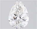 Natural Diamond 1.33 Carats, Pear with  Cut, F Color, VS1 Clarity and Certified by GIA