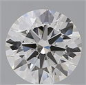 Del inventario de diamantes de laboratorio, 2.03 quilates, Redondo , Color E, claridad VVS2 y certificado IGI