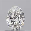 Natural Diamond 0.60 Carats, Oval with  Cut, E Color, VS2 Clarity and Certified by GIA