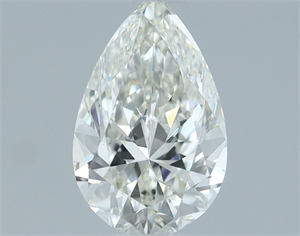 Picture of Natural Diamond 0.80 Carats, Pear with  Cut, H Color, VS1 Clarity and Certified by IGI