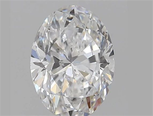 Foto Diamante Natural 0.75 quilates, Ovalado , Color D, claridad SI1 y certificado GIA de