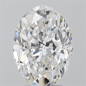 Foto Diamante Natural 2.50 quilates, Ovalado , Color E, claridad SI2 y certificado GIA de
