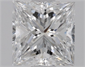 Natural Diamond 0.80 Carats, Princess with  Cut, E Color, VS2 Clarity and Certified by GIA