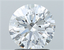 Diamante Natural 1.70 quilates, Redondo , Color D, claridad SI1 y certificado GIA