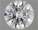 Natural Diamond 0.47 Carats, Round with Excellent Cut, E Color, SI1 Clarity and Certified by GIA