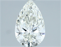 Natural Diamond 1.07 Carats, Pear with  Cut, H Color, VS1 Clarity and Certified by IGI