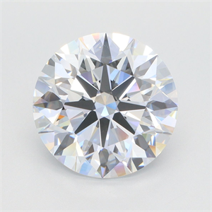 Picture of Lab Grown Diamond 5.01 Carats, Round with Ideal Cut, F Color, VVS2 Clarity and Certified by IGI