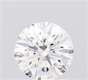 Lab Grown Diamond 1.07 Carats, Round with Ideal Cut, D Color, VVS1 Clarity and Certified by IGI