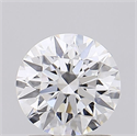 Lab Grown Diamond 1.22 Carats, Round with Ideal Cut, D Color, VVS1 Clarity and Certified by IGI