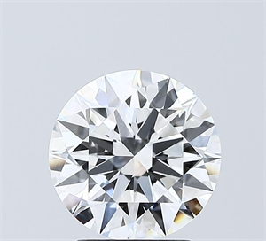 Picture of Lab Grown Diamond 2.03 Carats, Round with Ideal Cut, D Color, VVS1 Clarity and Certified by IGI