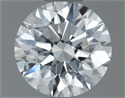 Natural Diamond 0.70 Carats, Round with Excellent Cut, F Color, SI2 Clarity and Certified by GIA
