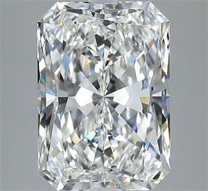 Picture of Natural Diamond 3.22 Carats, Radiant with  Cut, H Color, VS1 Clarity and Certified by GIA