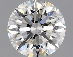 Picture of Natural Diamond 0.90 Carats, Round with Excellent Cut, H Color, VVS1 Clarity and Certified by GIA