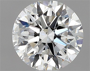 Picture of Natural Diamond 0.80 Carats, Round with Excellent Cut, D Color, VS2 Clarity and Certified by GIA