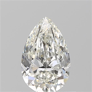Picture of Natural Diamond 0.74 Carats, Pear with  Cut, I Color, VS1 Clarity and Certified by GIA