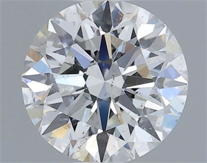 Picture of Natural Diamond 0.70 Carats, Round with Excellent Cut, H Color, SI2 Clarity and Certified by GIA
