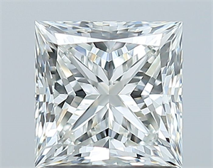 Foto Diamante Natural 1.26 quilates, Princesa , Color I, claridad VS2 y certificado GIA de