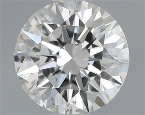 Foto Diamante Natural 0.60 quilates, Redondo , Color J, claridad SI1 y certificado GIA de