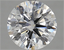 Lab Grown Diamond 4.04 Carats, Round with Ideal Cut, H Color, VVS1 Clarity and Certified by IGI