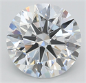 Del inventario de diamantes de laboratorio, 3.76 quilates, Redondo , Color F, claridad VVS1 y certificado IGI
