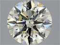 Diamante Natural 2.73 quilates, Redondo , Color K, claridad VS2 y certificado IGI