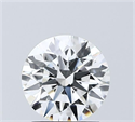 Lab Grown Diamond 1.54 Carats, Round with Ideal Cut, D Color, VS1 Clarity and Certified by IGI