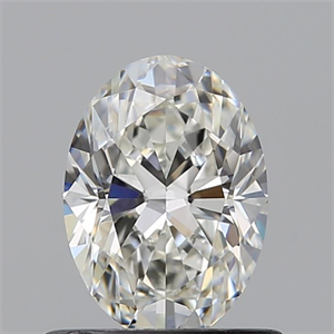 Picture of Natural Diamond 0.72 Carats, Oval with  Cut, H Color, VVS2 Clarity and Certified by GIA