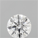 Lab Grown Diamond 1.23 Carats, Round with Ideal Cut, D Color, SI1 Clarity and Certified by IGI