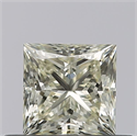 Diamante Natural 0.50 quilates, Princesa , Color K, claridad IF y certificado IGI