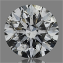 Natural Diamond 0.91 Carats, Round with Very Good Cut, E Color, I1 Clarity and Certified by GIA