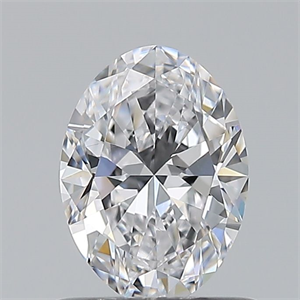Foto Diamante Natural 0.70 quilates, Ovalado , Color D, claridad VVS2 y certificado GIA de