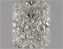 Natural Diamond 1.01 Carats, Radiant with  Cut, G Color, SI2 Clarity and Certified by HRD
