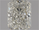 Natural Diamond 1.01 Carats, Radiant with  Cut, G Color, SI2 Clarity and Certified by HRD