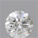 Natural Diamond 0.43 Carats, Round with Excellent Cut, G Color, VS2 Clarity and Certified by GIA