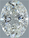 Natural Diamond 2.20 Carats, Oval with  Cut, H Color, SI1 Clarity and Certified by GIA
