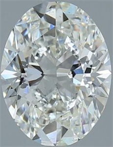 Picture of Natural Diamond 2.20 Carats, Oval with  Cut, H Color, SI1 Clarity and Certified by GIA