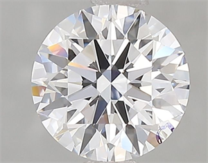 Picture of Lab Grown Diamond 1.09 Carats, Round with Ideal Cut, D Color, VVS2 Clarity and Certified by IGI